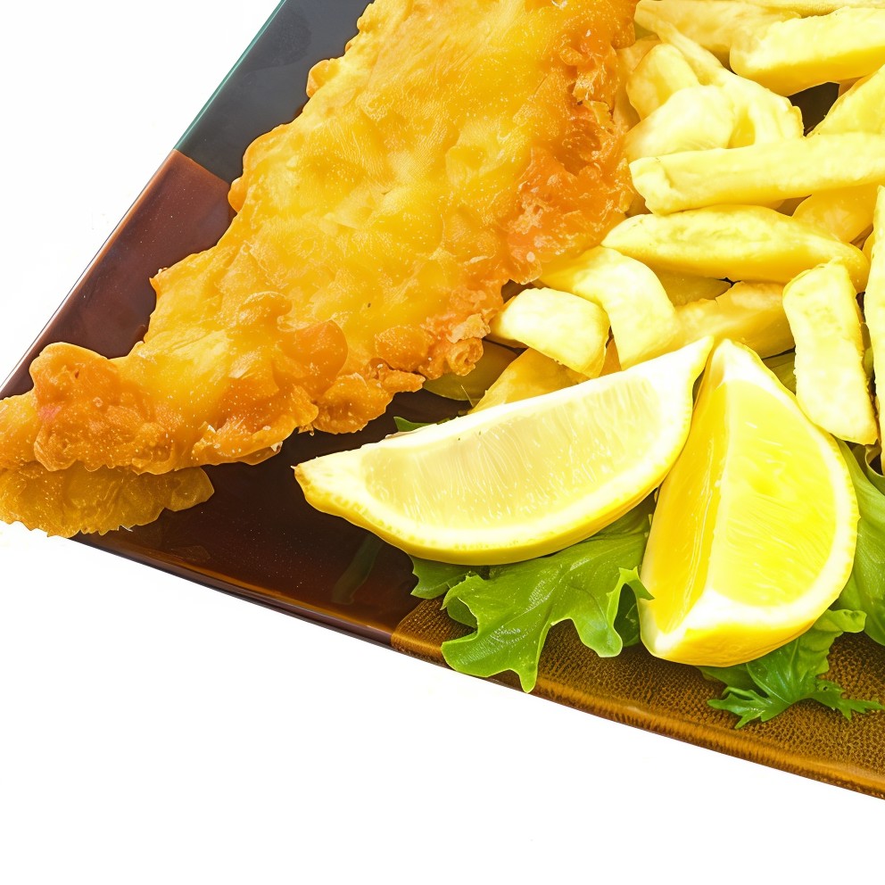 Белая рыба в специях и золотистой корочке