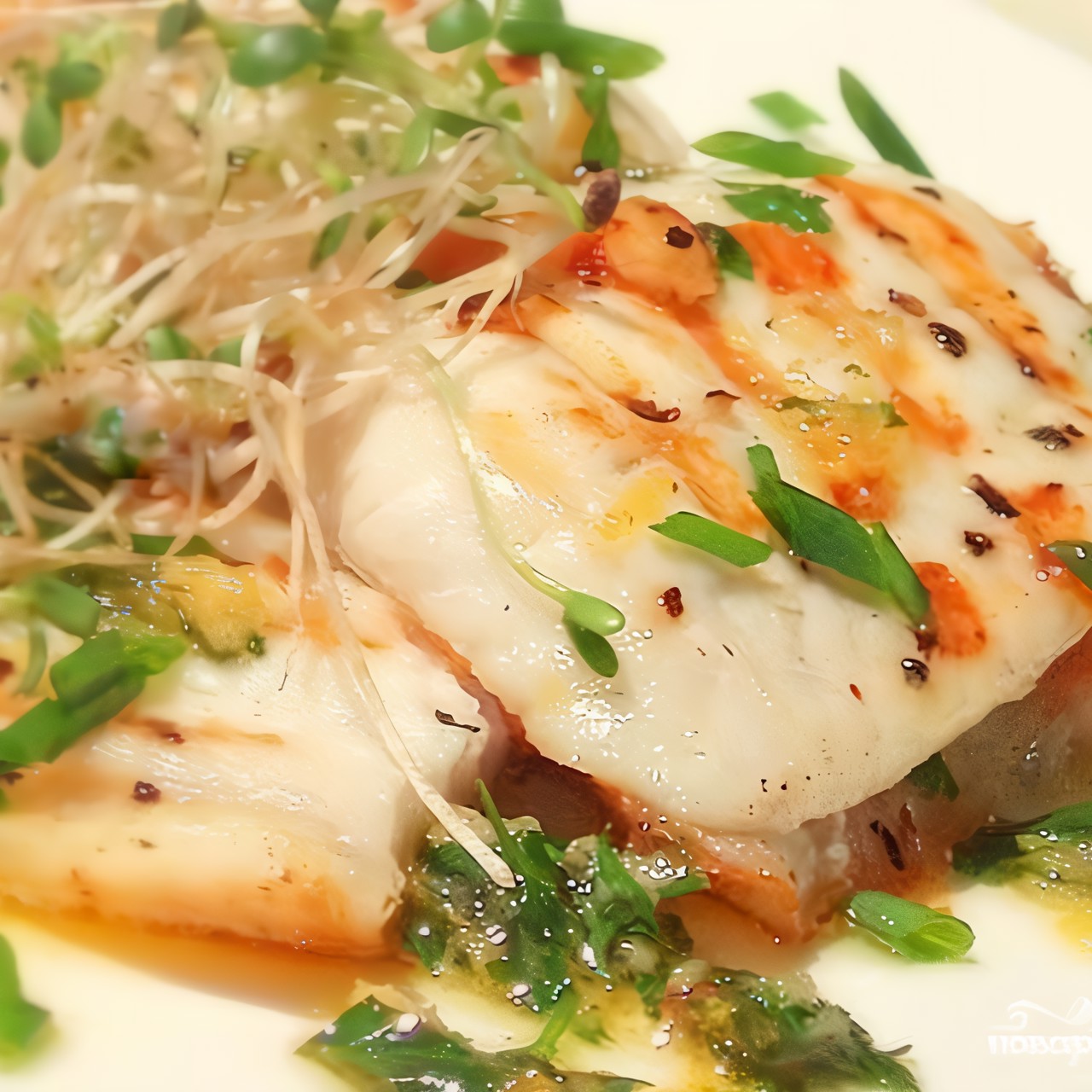 Белая рыба по-тайски