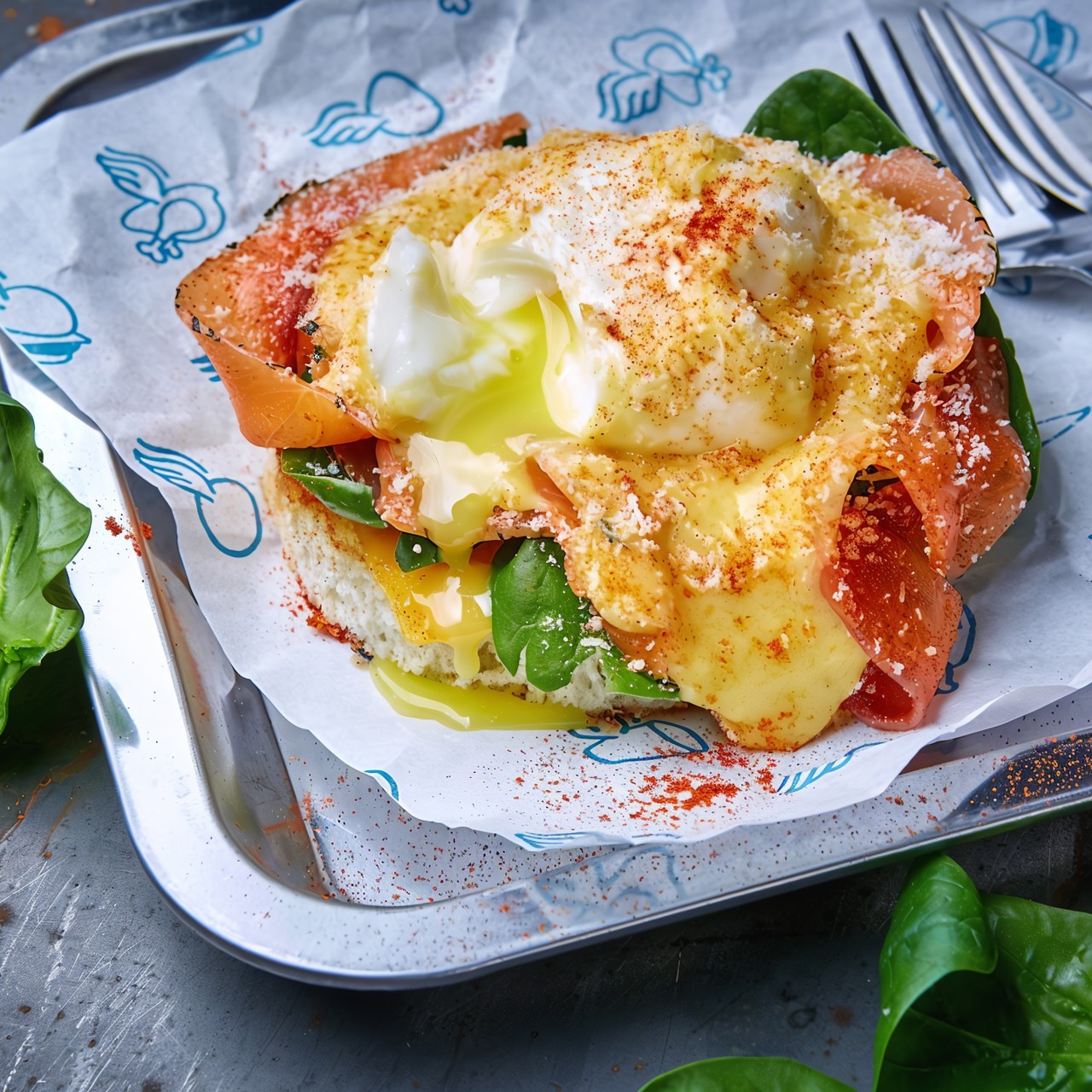 Бенедикт с Лососем