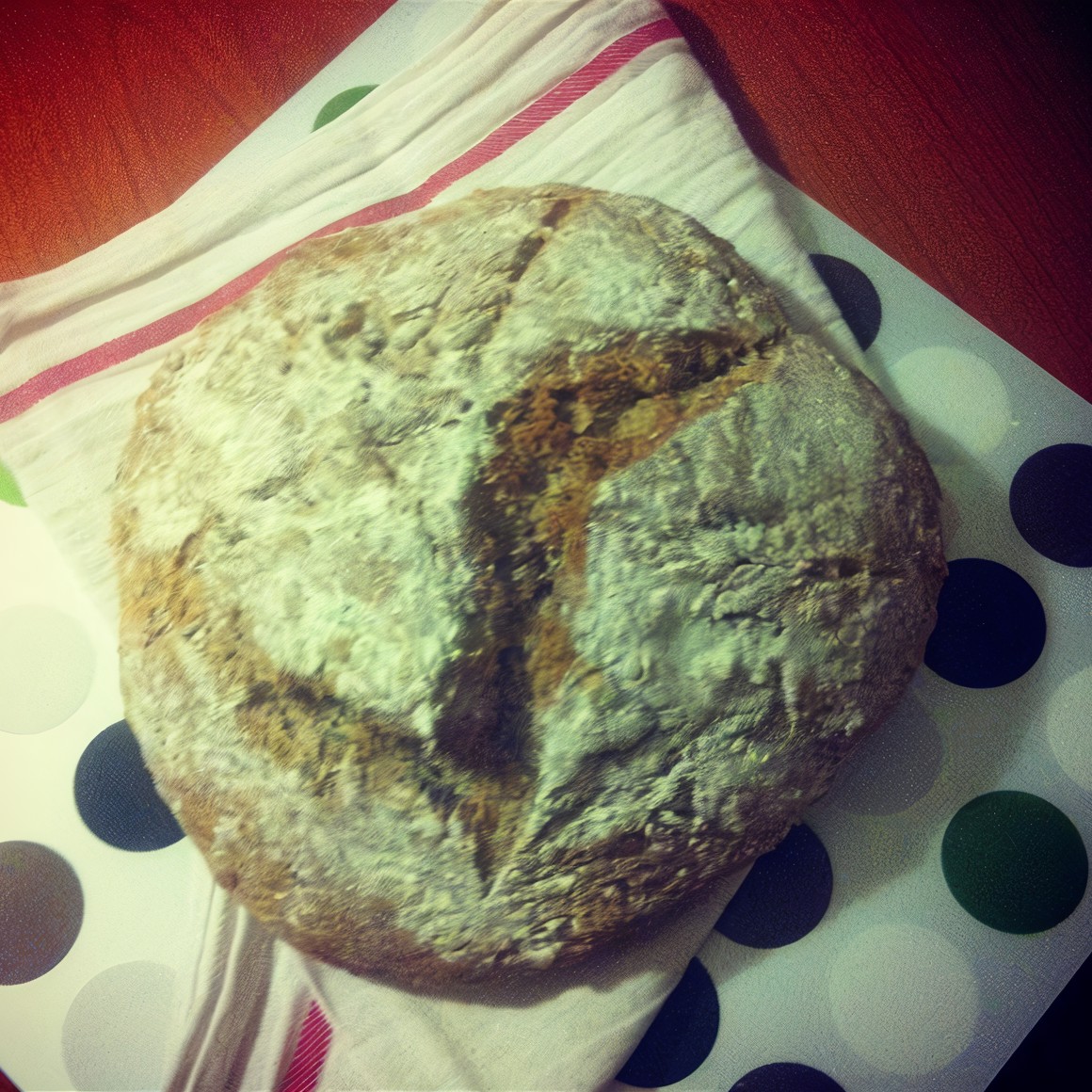 Бездрожжевой хлеб на кефире с грецкими орехами