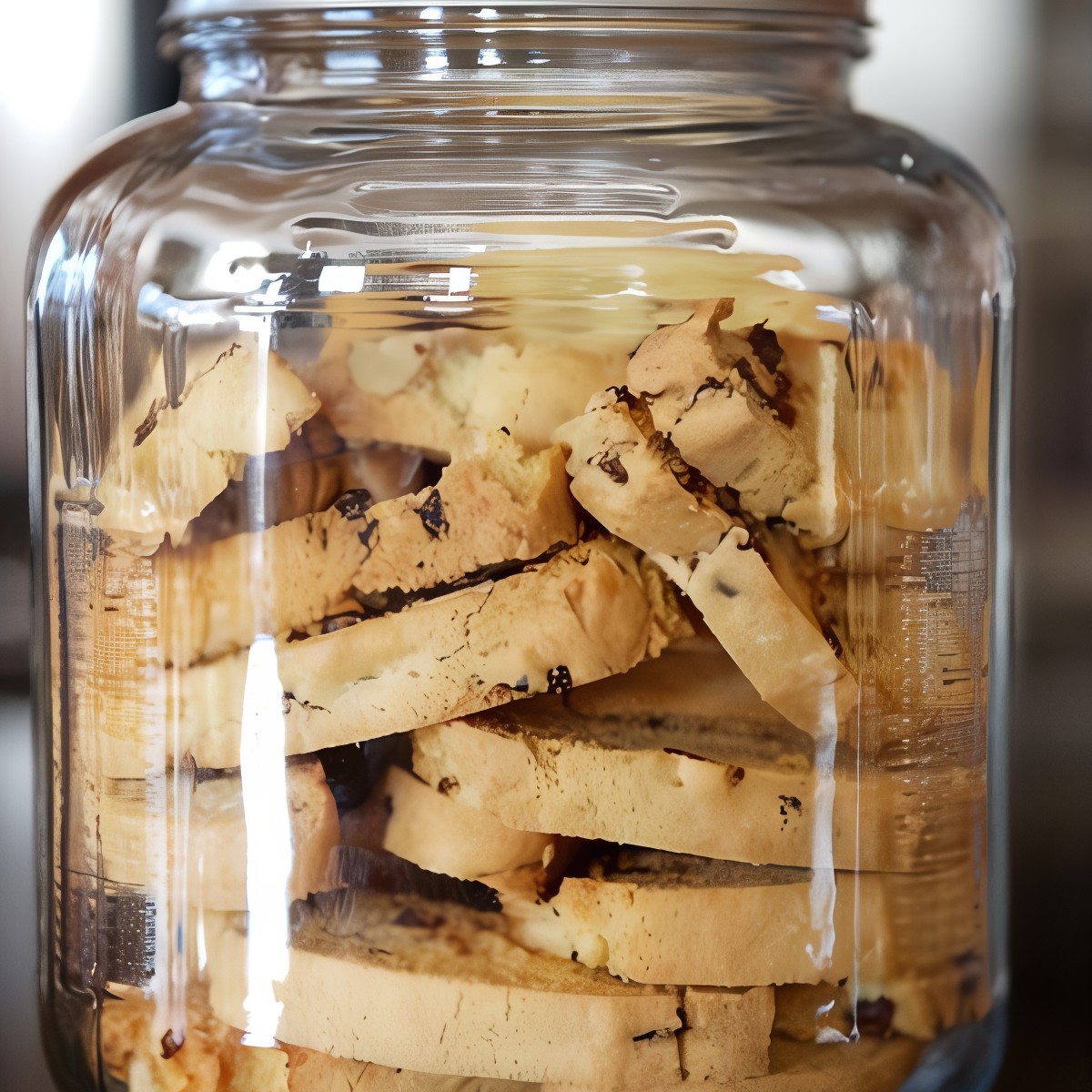 Бискотти с черным перцем и инжиром