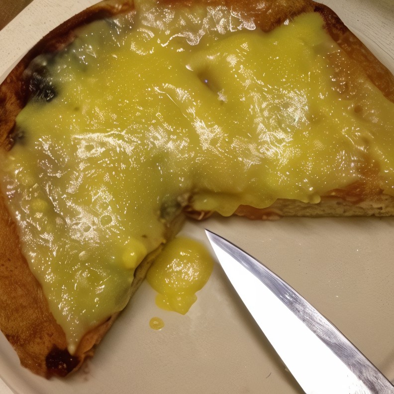 Бисквит с лимоном и клубникой