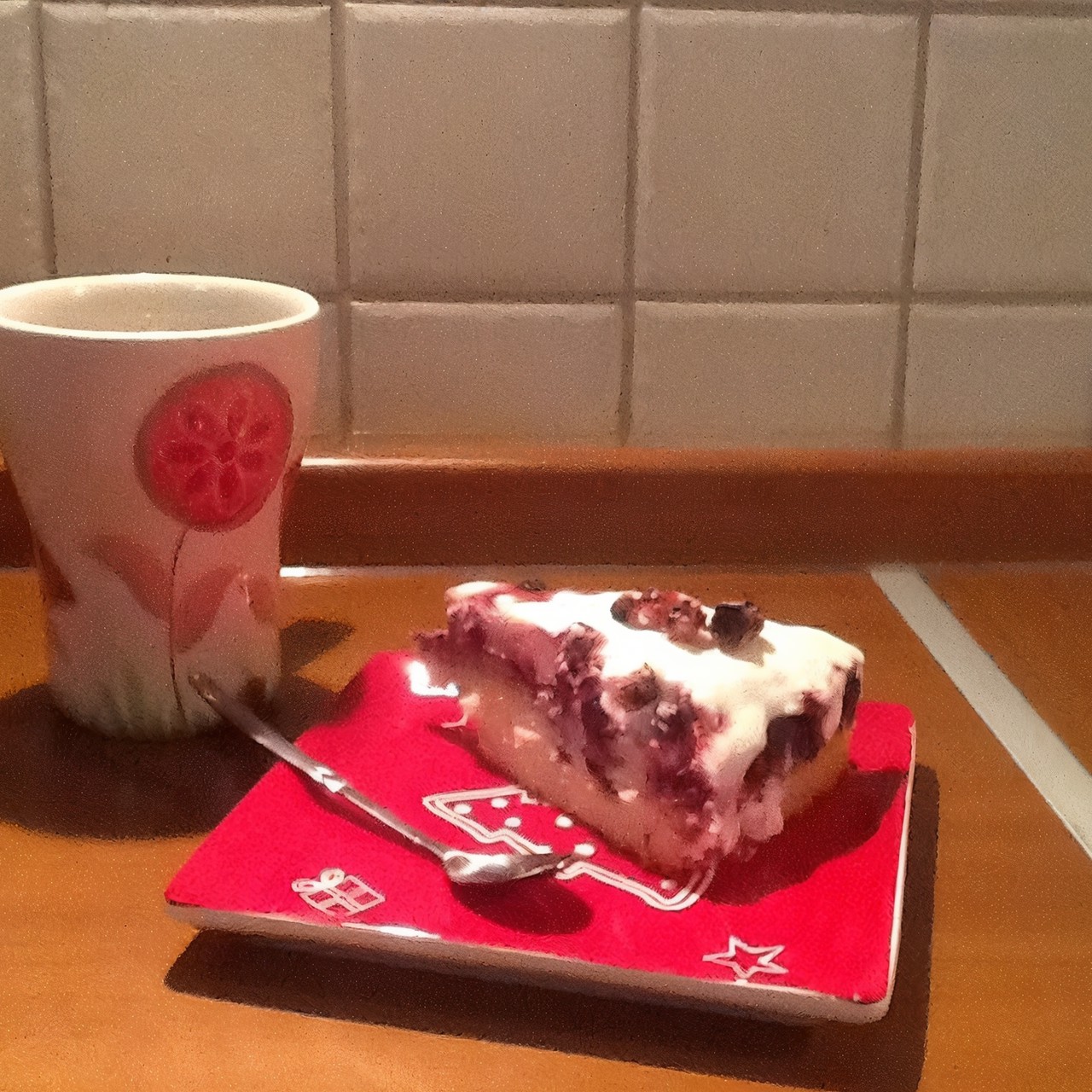 Бисквит со сметанным кремом