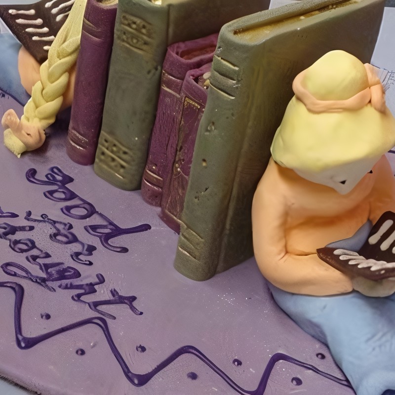 Бисквитный торт-книжка