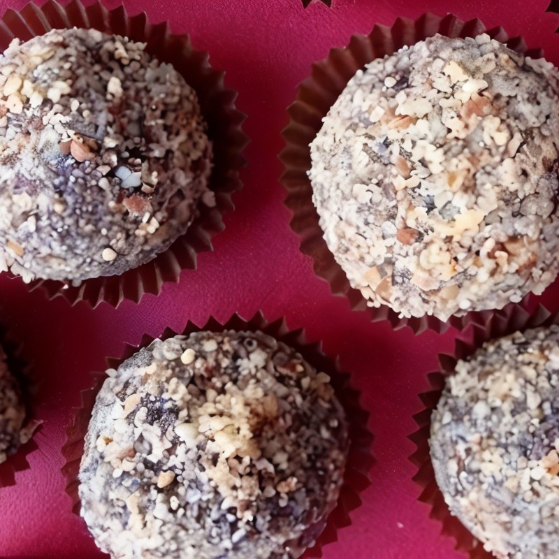 Быстрые конфеты с творогом и мюсли