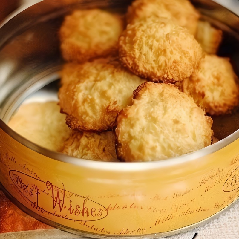 Быстрое кокосовое печенье без муки