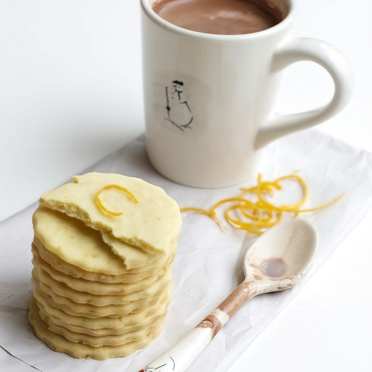 Быстрое песочное печенье в молочном шоколаде