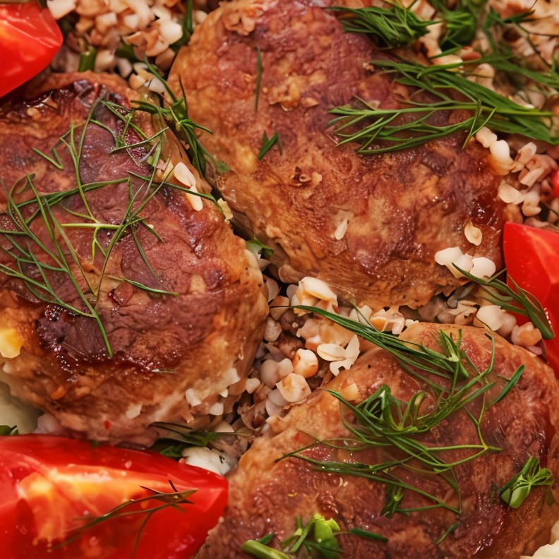 Биточки из гречневой крупы