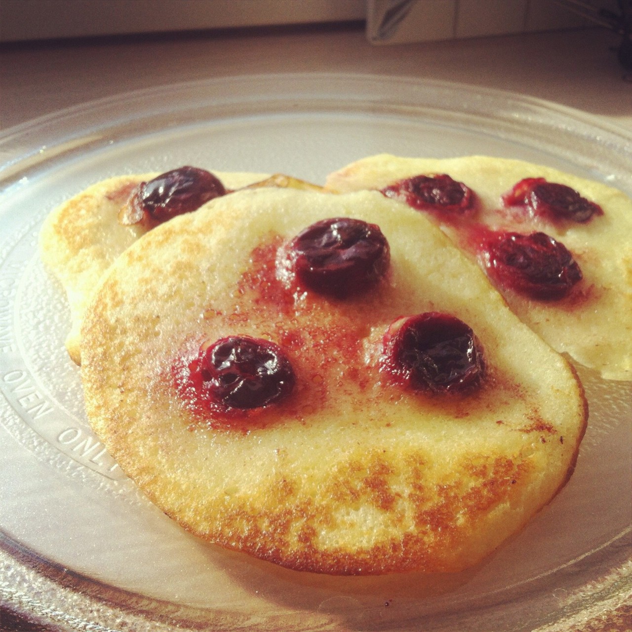 Блинчики с черникой