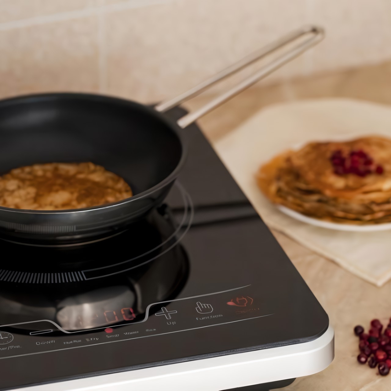 Блинчики с рябиновым джемом