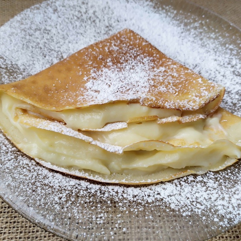 Блинчики с заварным кремом