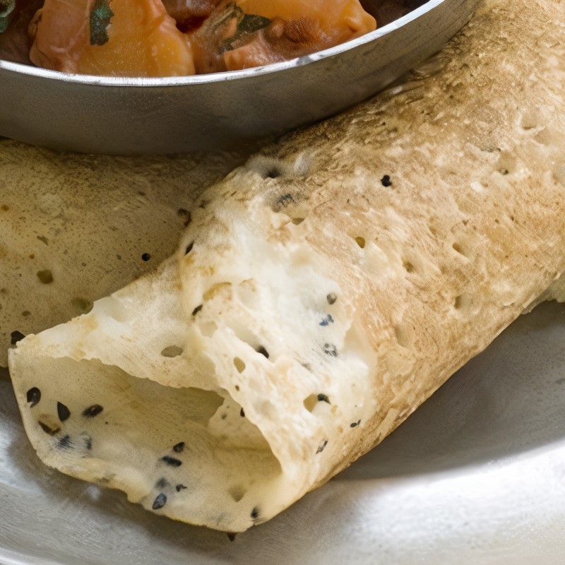 Блины из трех видов муки с тапиокой