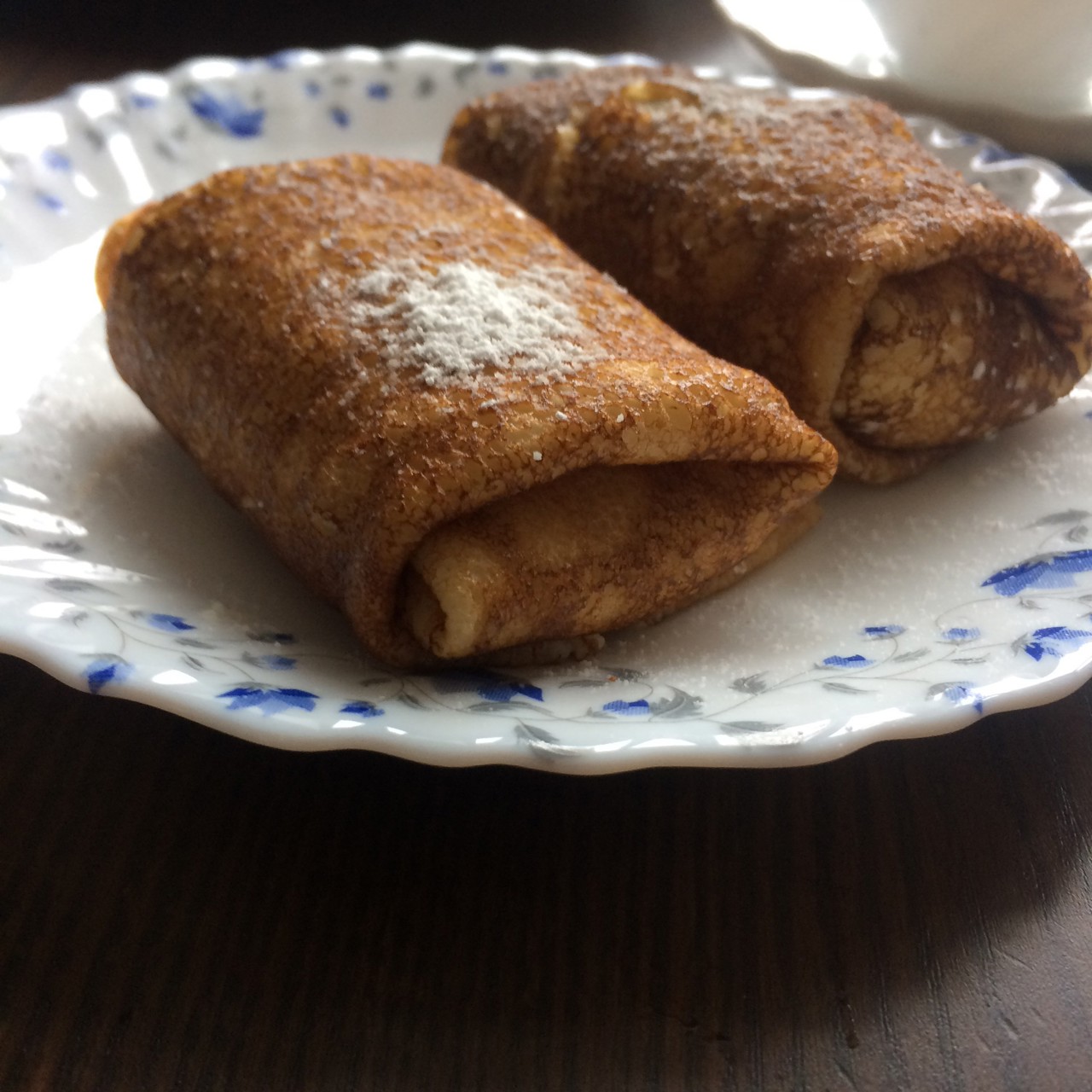 Домашние блины с творогом