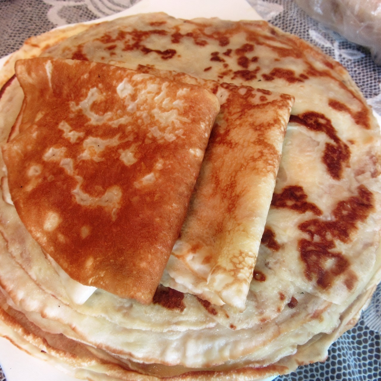 Блины тонкие обыкновенные