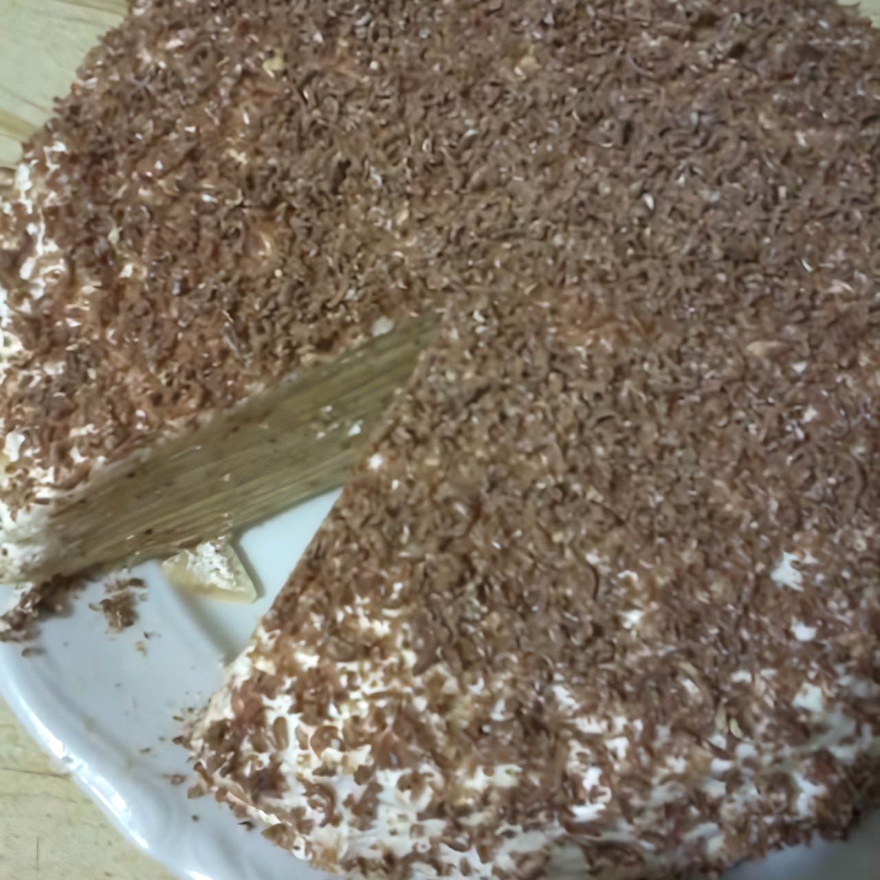 Блинный тирамису-торт