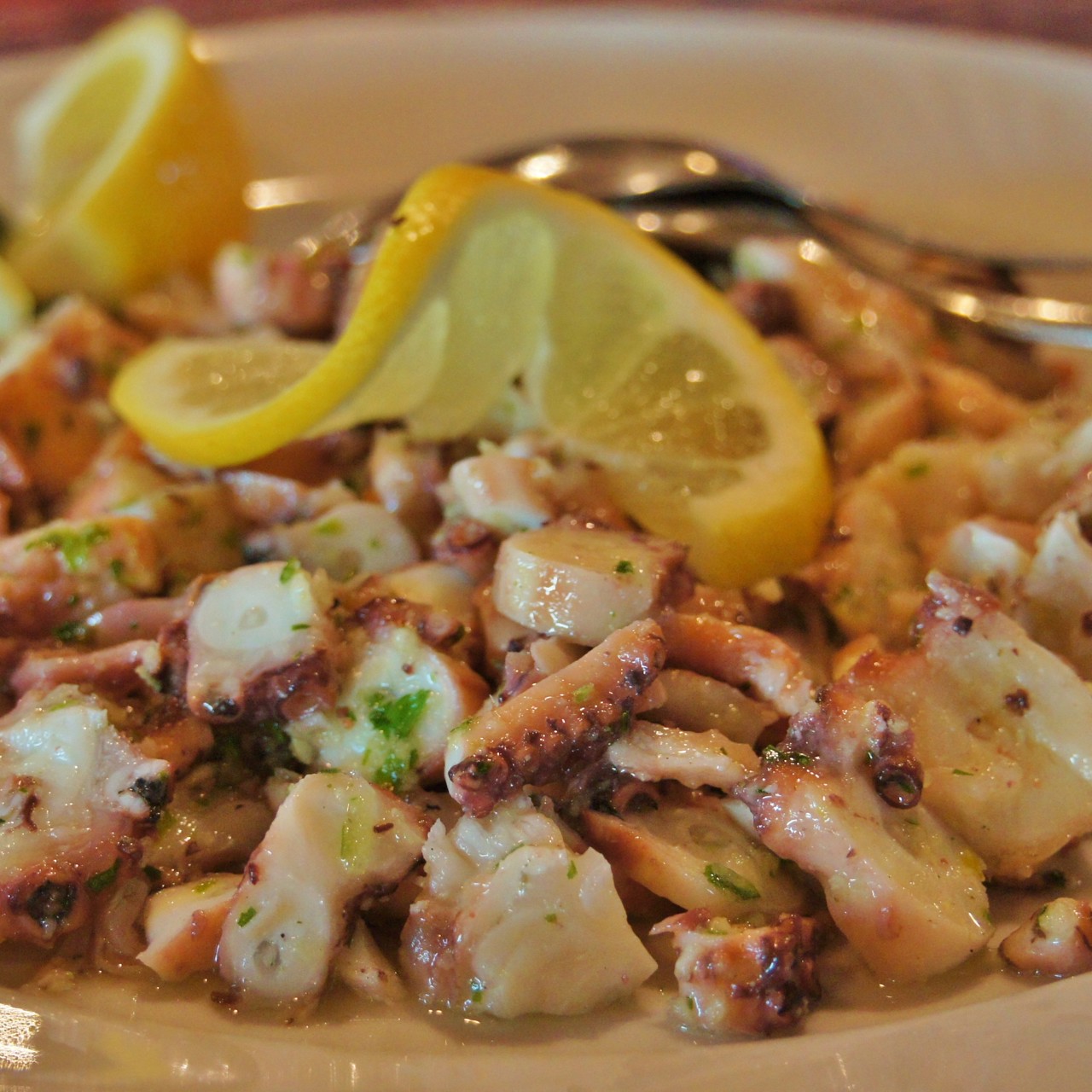 Бокельский салат из осьминога