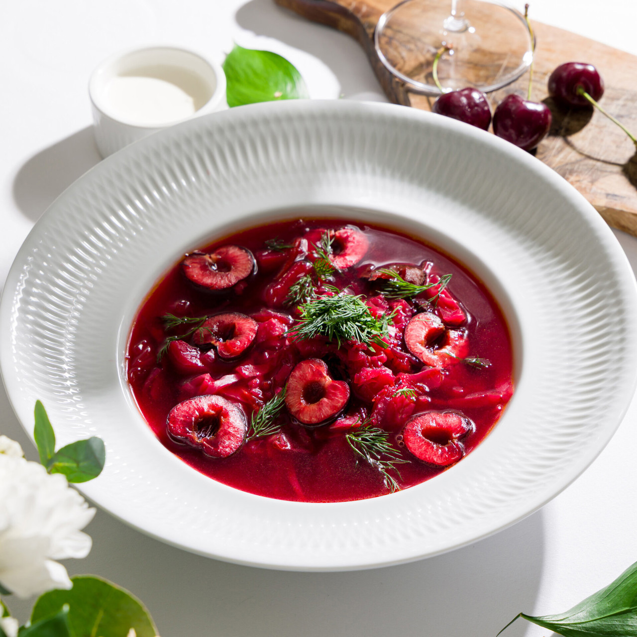 Борщ с черешней