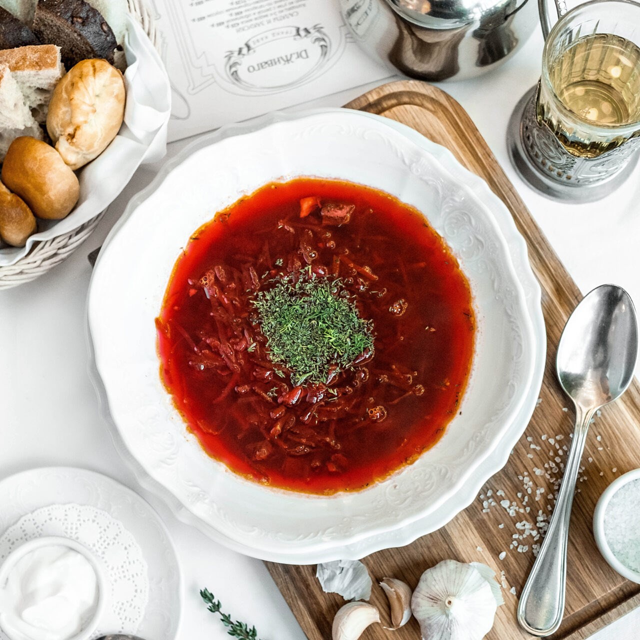 Борщ с квашенной капустой и морковью