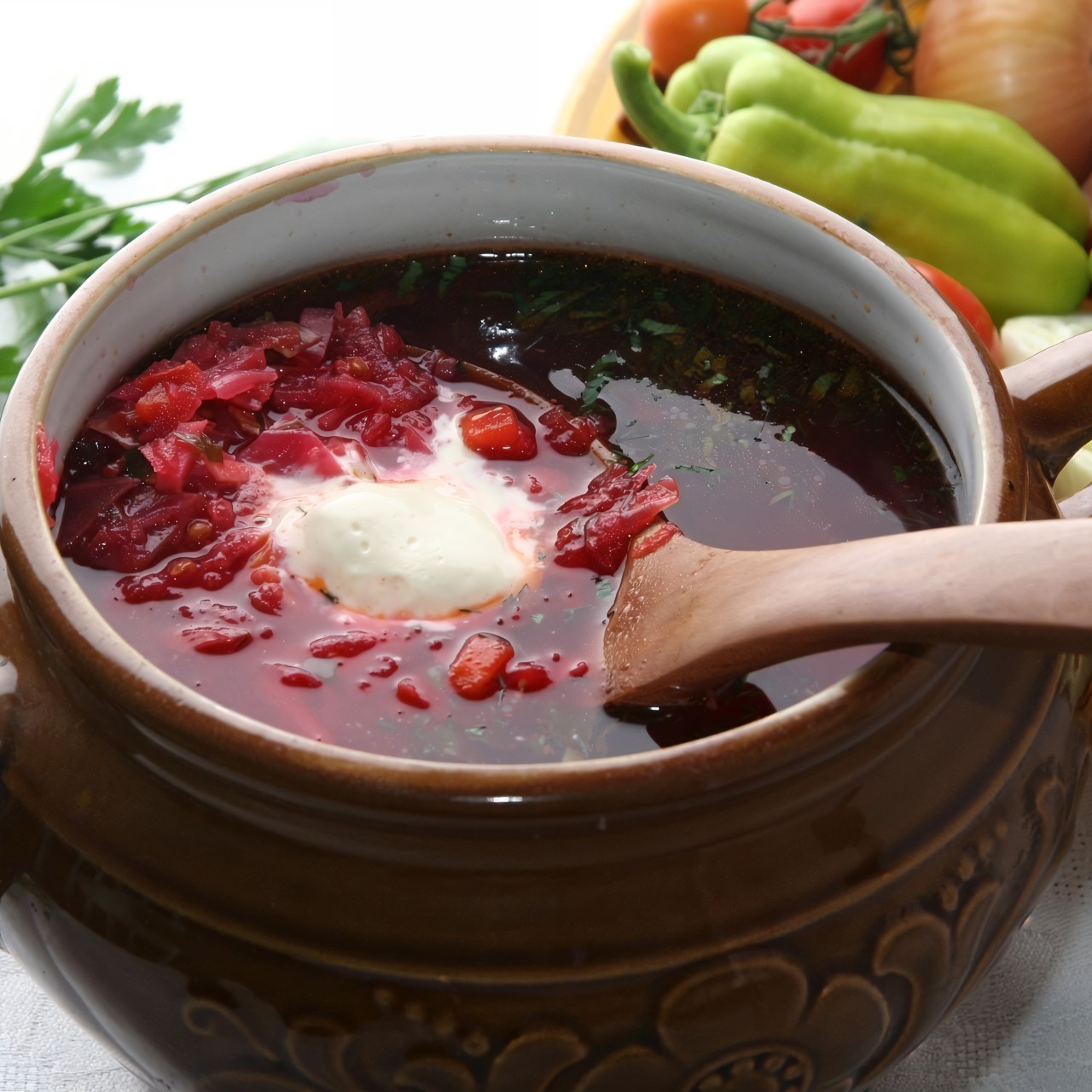 Борщ со свекольным квасом