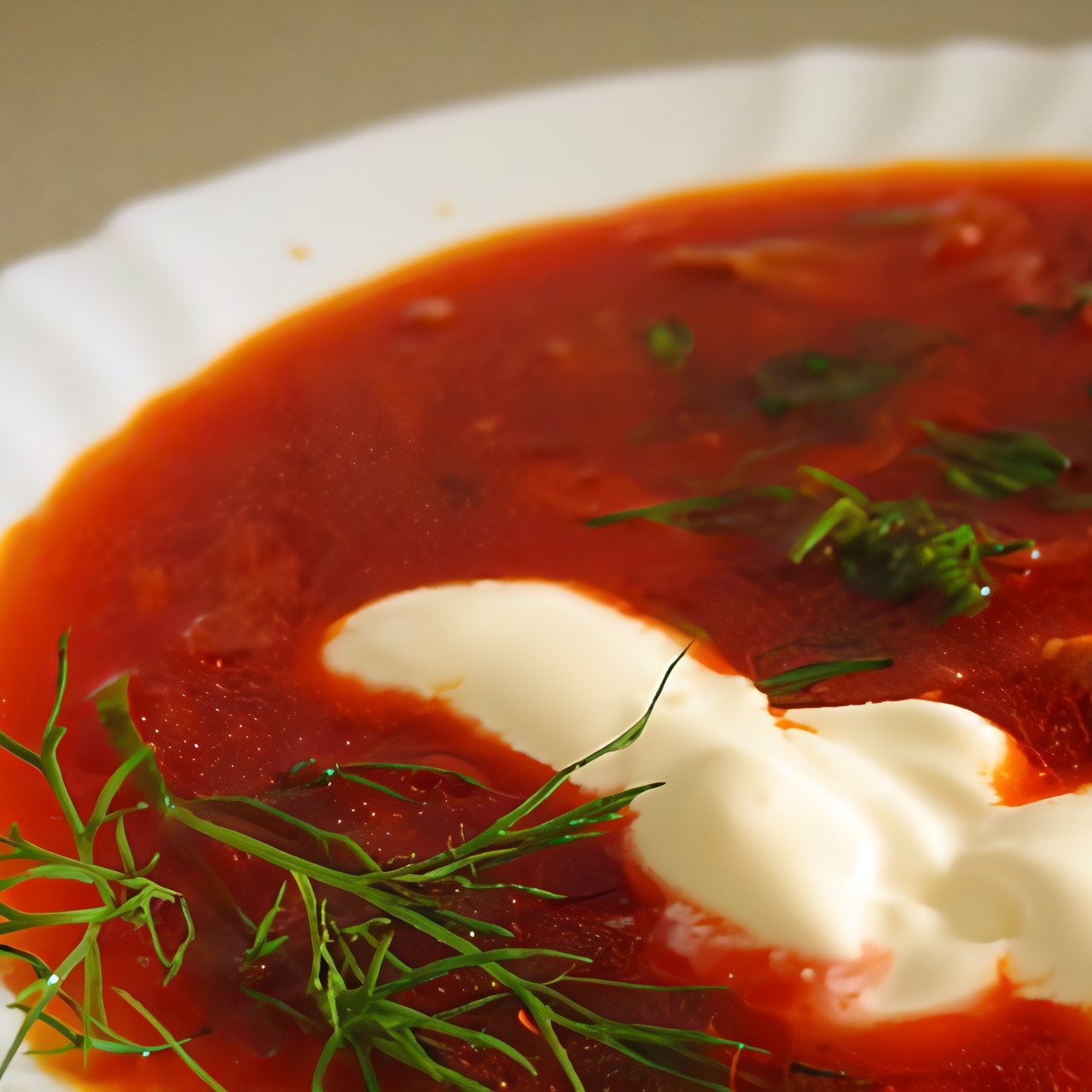 Борщ со свежей капустой