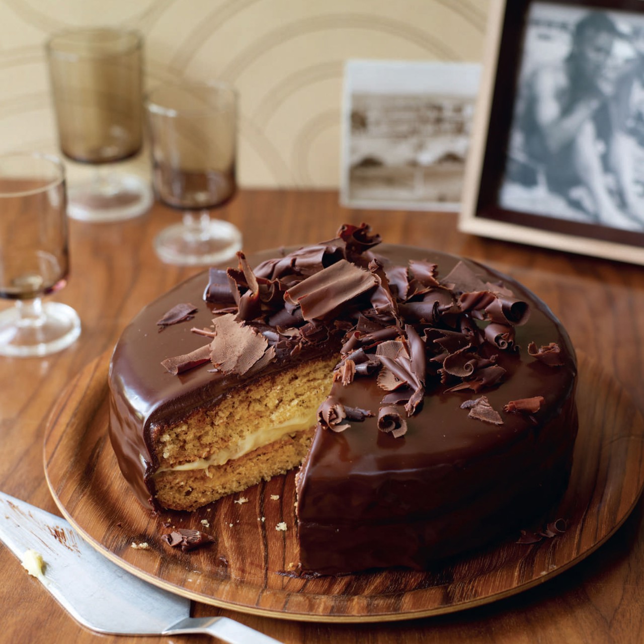 Бостонский бананово-сливочный торт