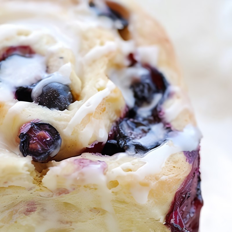 Булочки с черникой