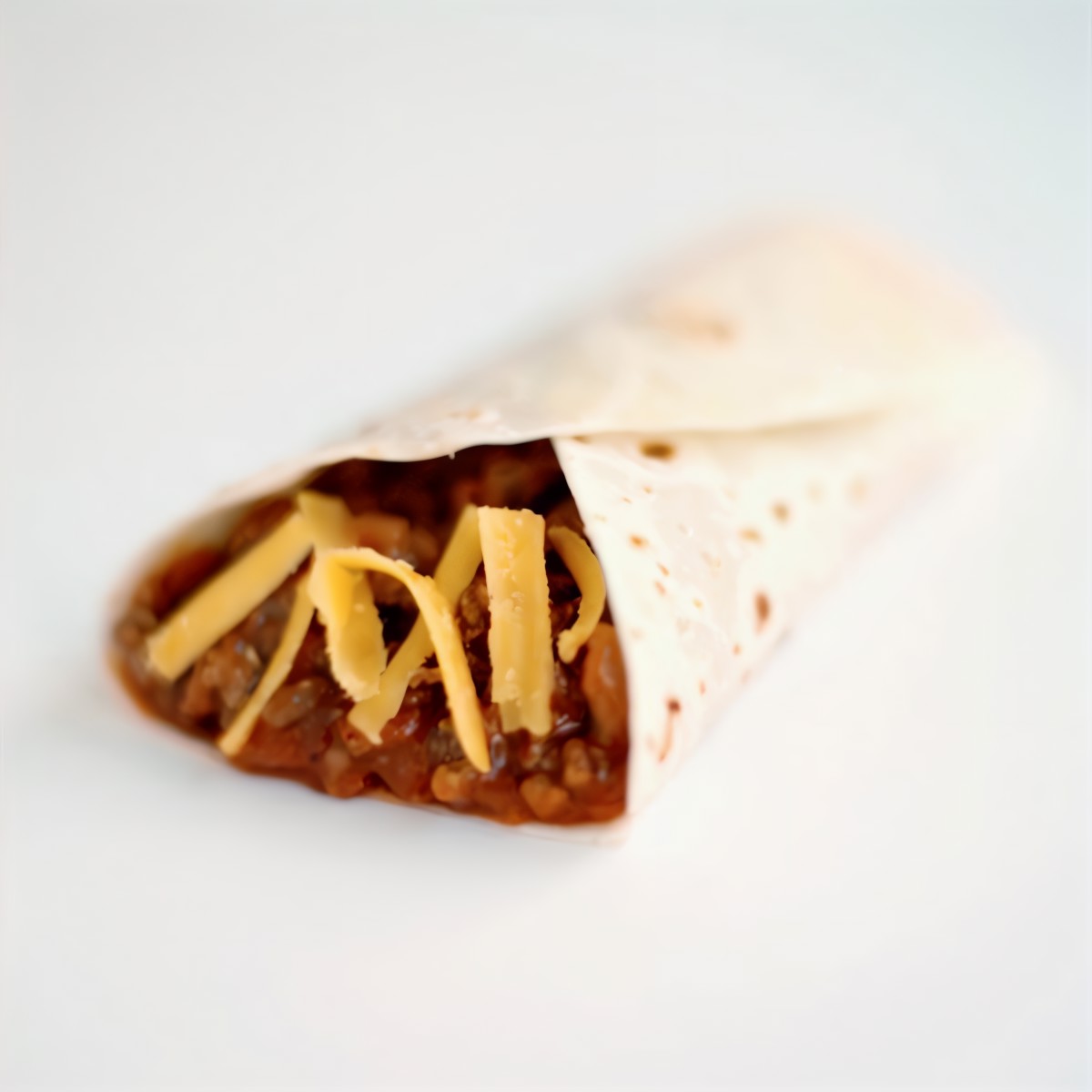 Буррито с тыквой и черной фасолью