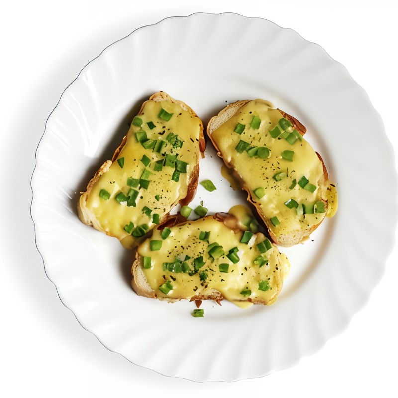 Бутерброды с сыром и черемшой