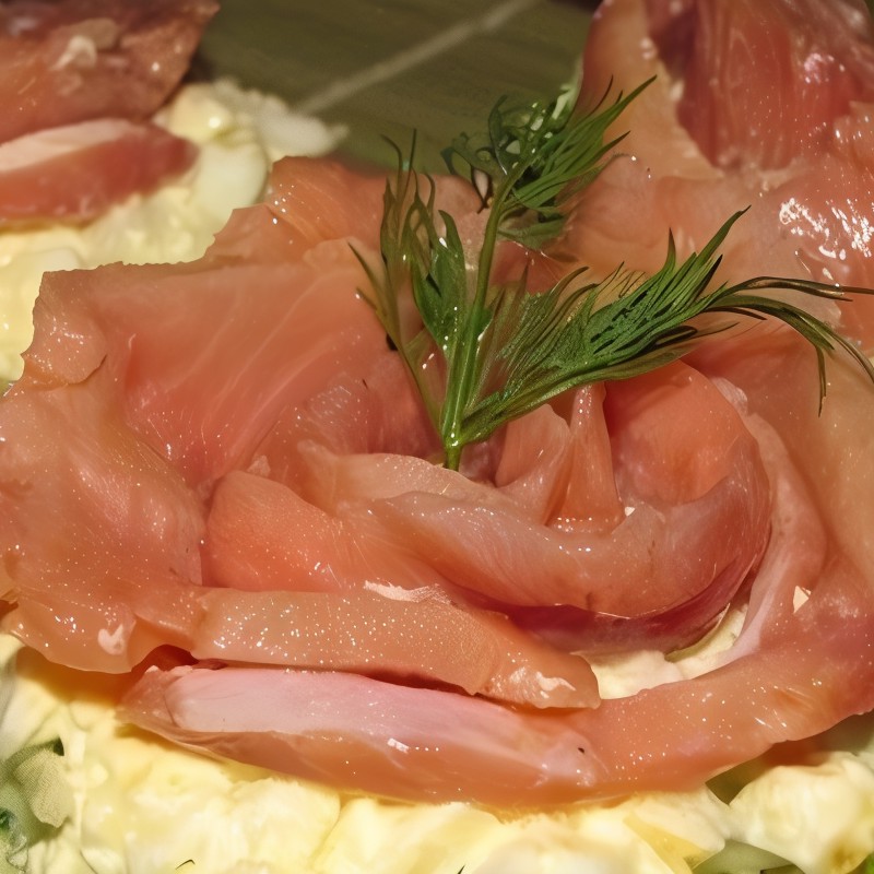 Бутерброды со свежим огурцом и горбушей