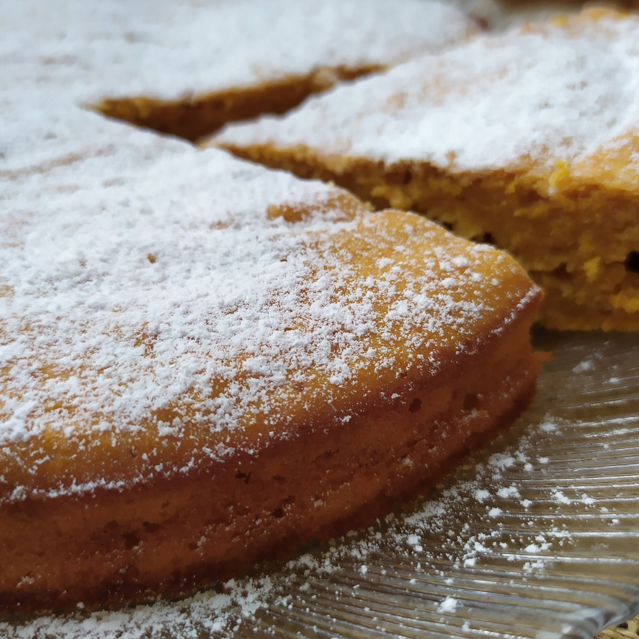 Быстрый пирог с абрикосовым пюре