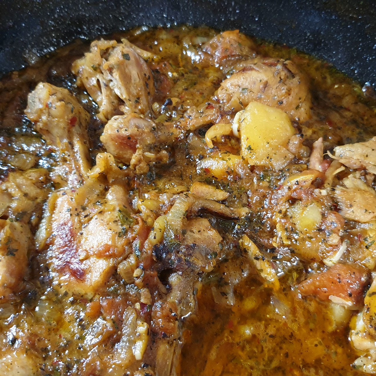 Чахохбили с картофелем