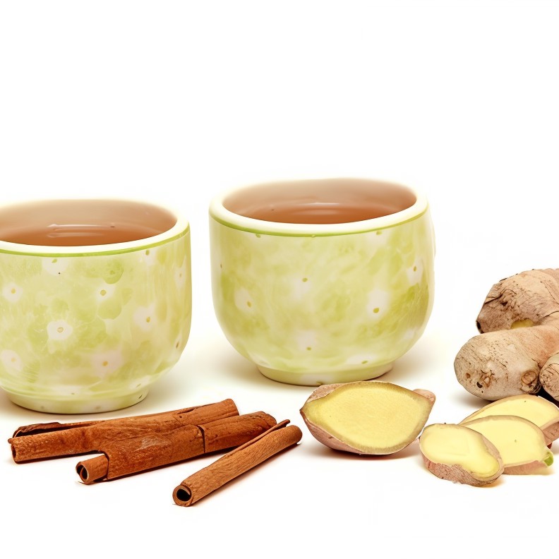 Чай с корицей и имбирем