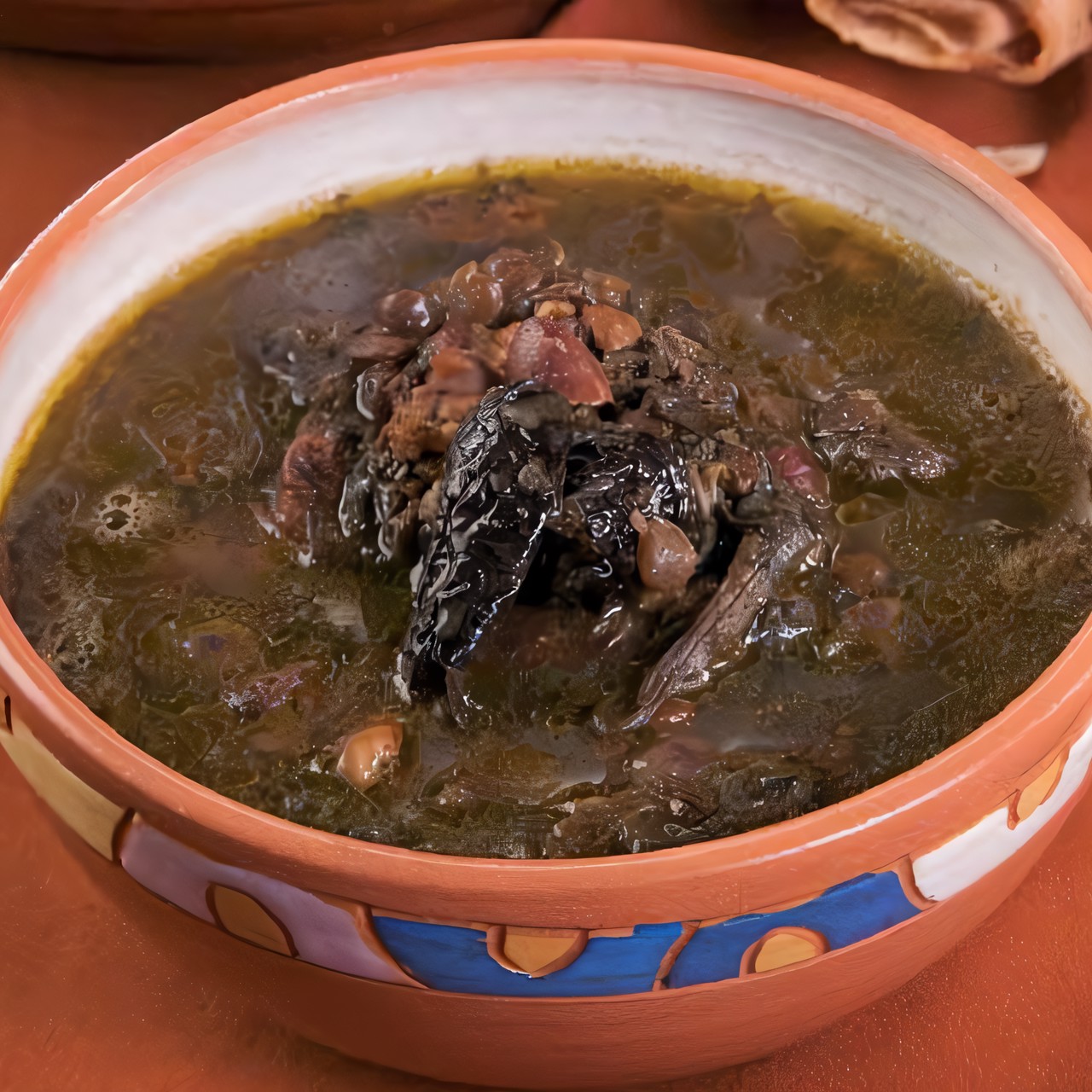 Чечевичный суп со шпинатом