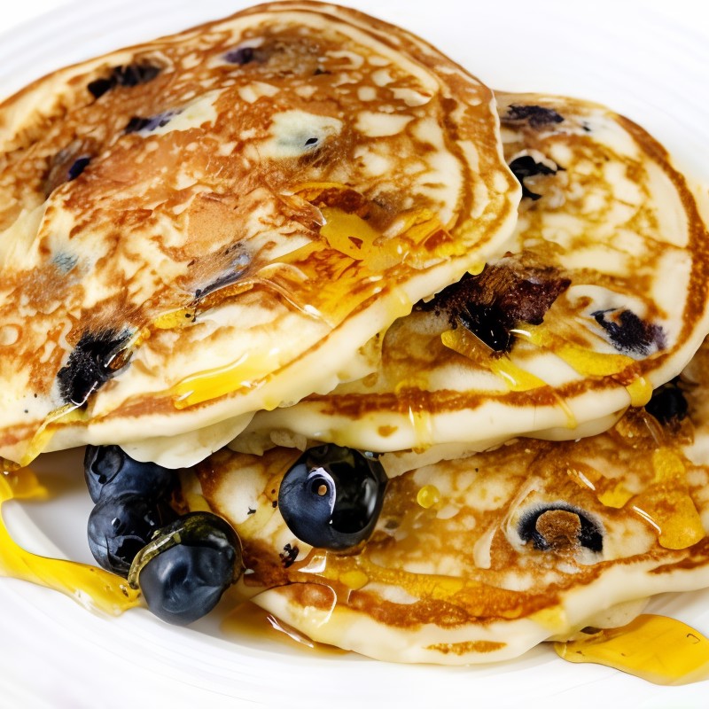 Черничные блины