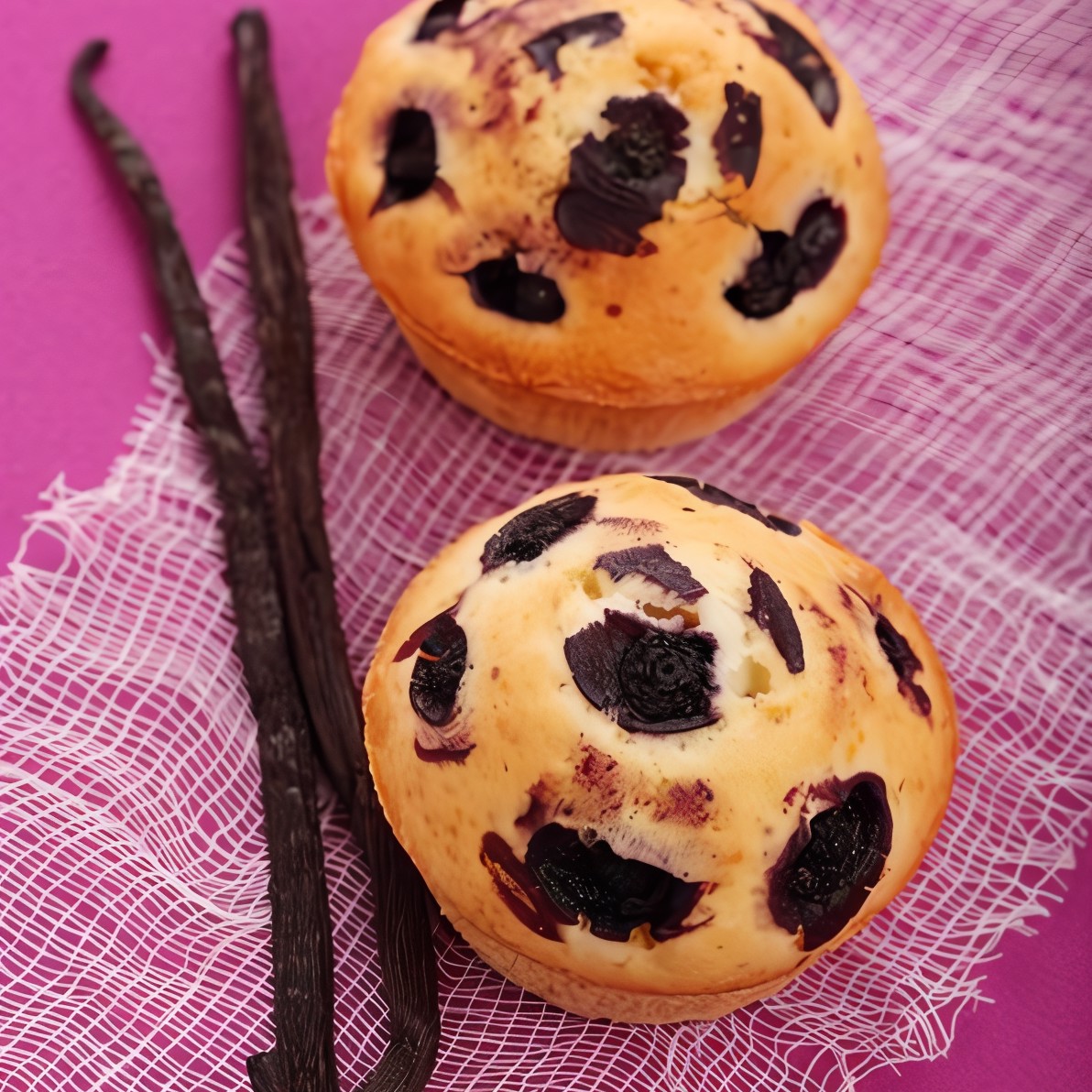 Черничные кексы