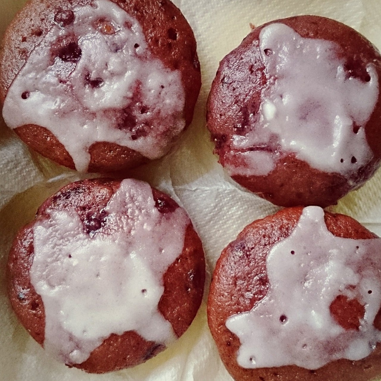 Черничные маффины с лимонной цедрой