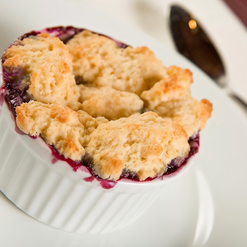 Черничный коблер