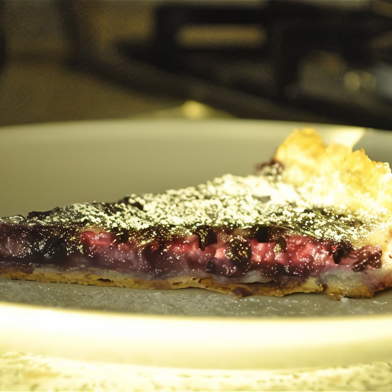 Черничный пирог