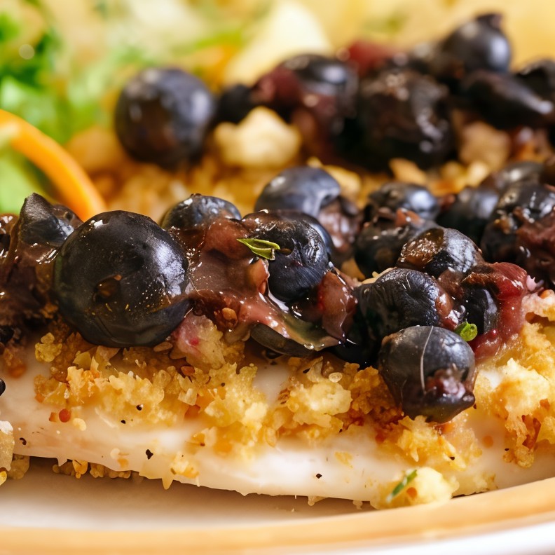 Черничный соус с тимьяном и бальзамическим уксусом