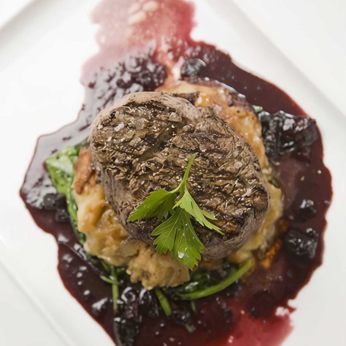 Чернично-имбирный соус