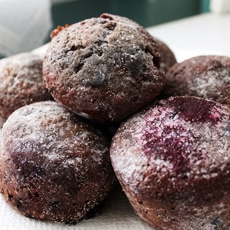 Черносмородиновые кексы