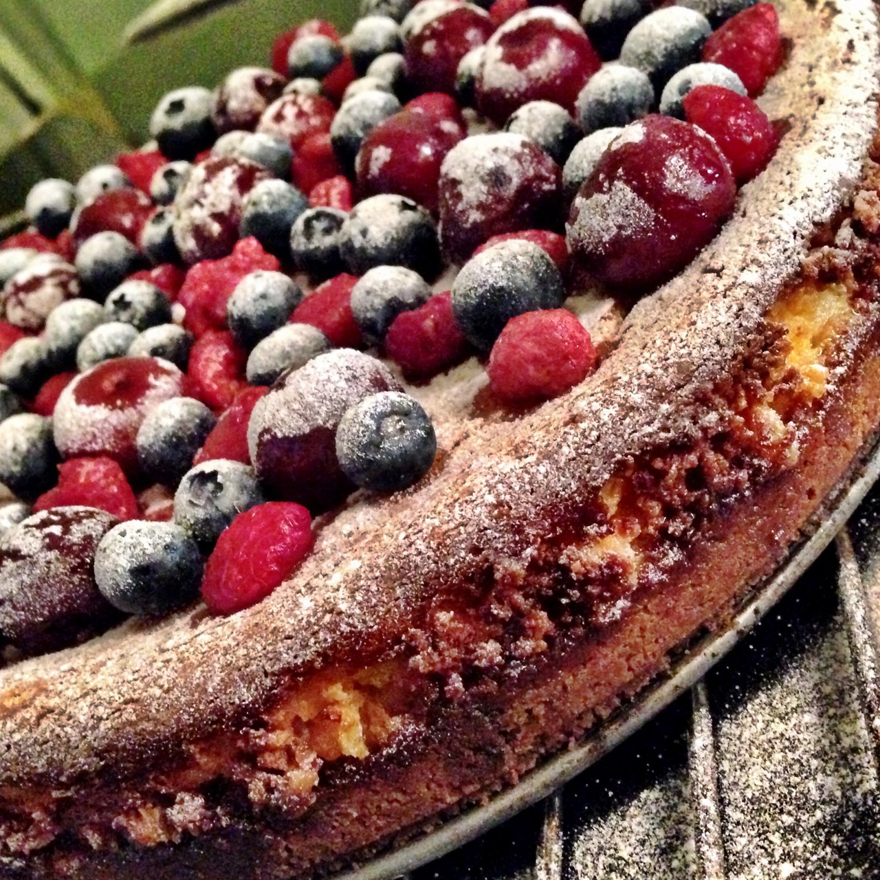 Чизкейк с ягодами