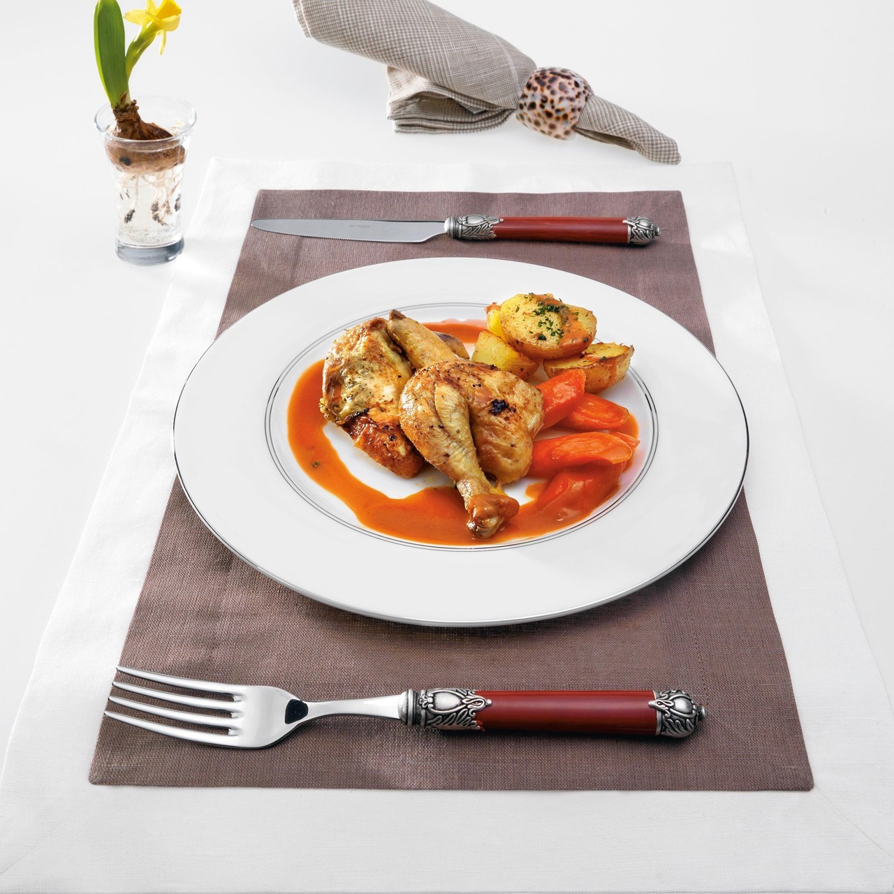 Цыплята с маслом гремолата