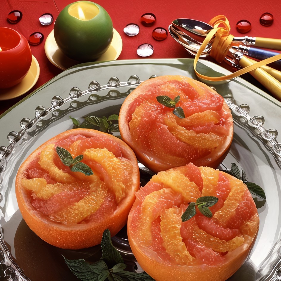 Цитрусовый салат с анисовым сиропом