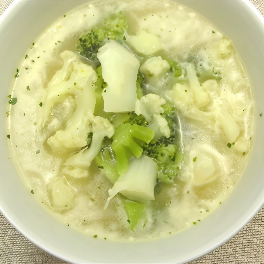 Цветная капуста под молочным соусом