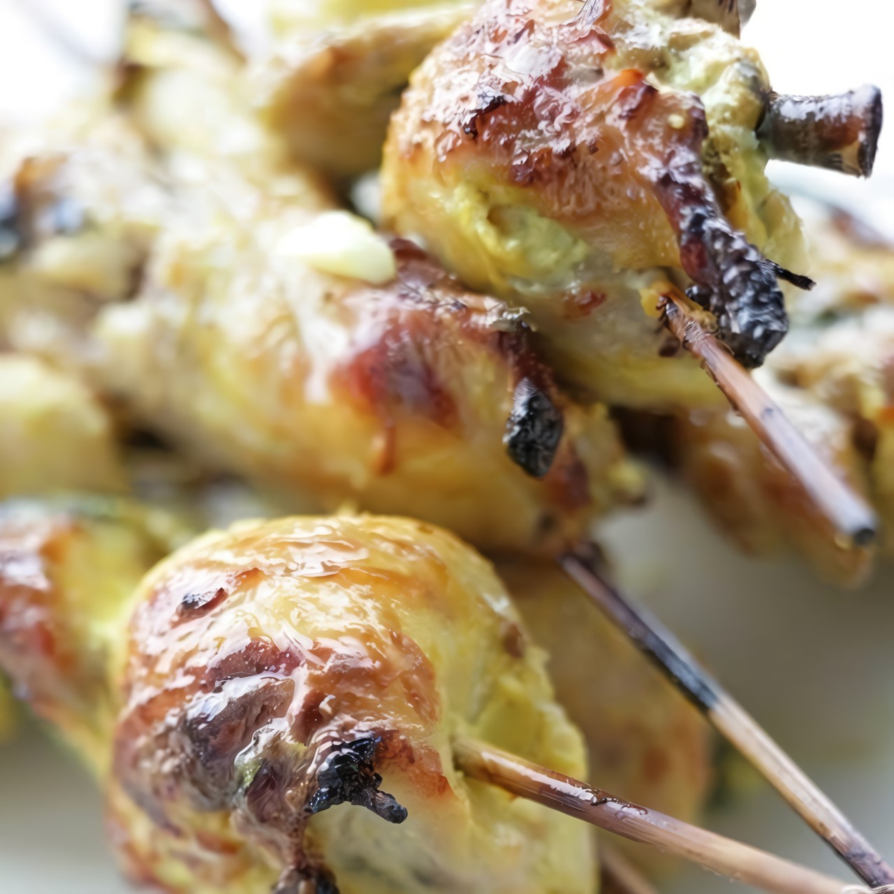 Цыпленок на гриле в имбирно-йогуртовом маринаде