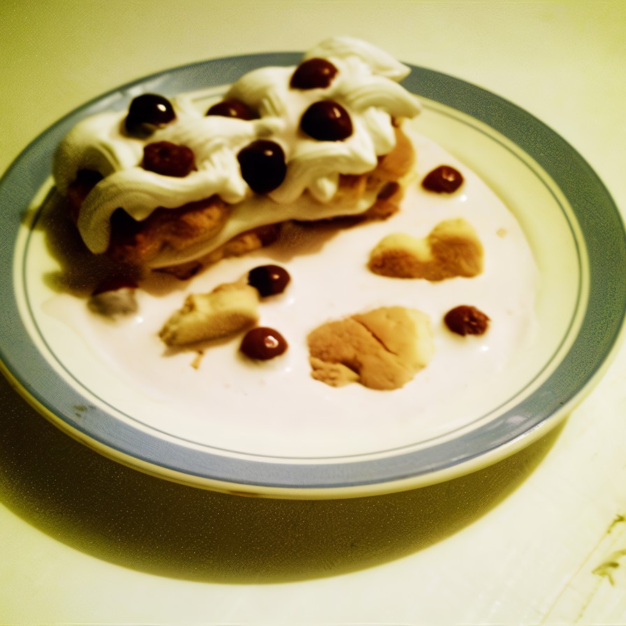 Десерт «Коралловые рифы»