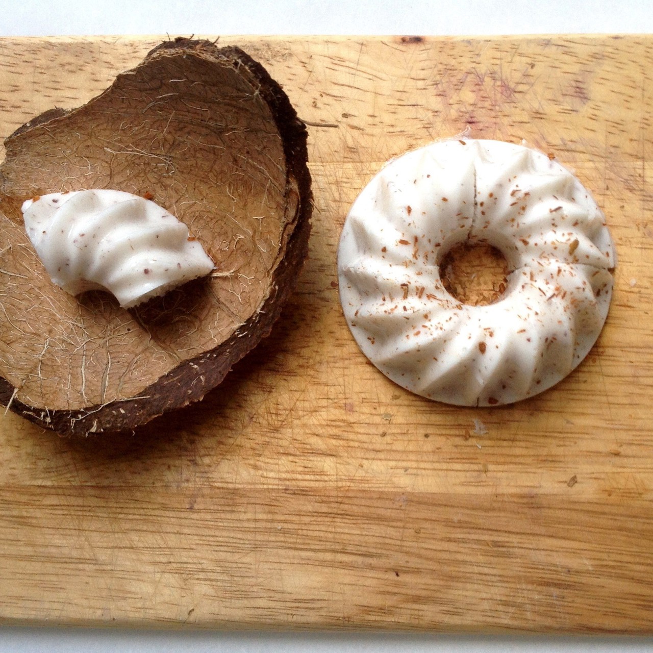 Диетический кокосовый пудинг-минутка на агар-агаре