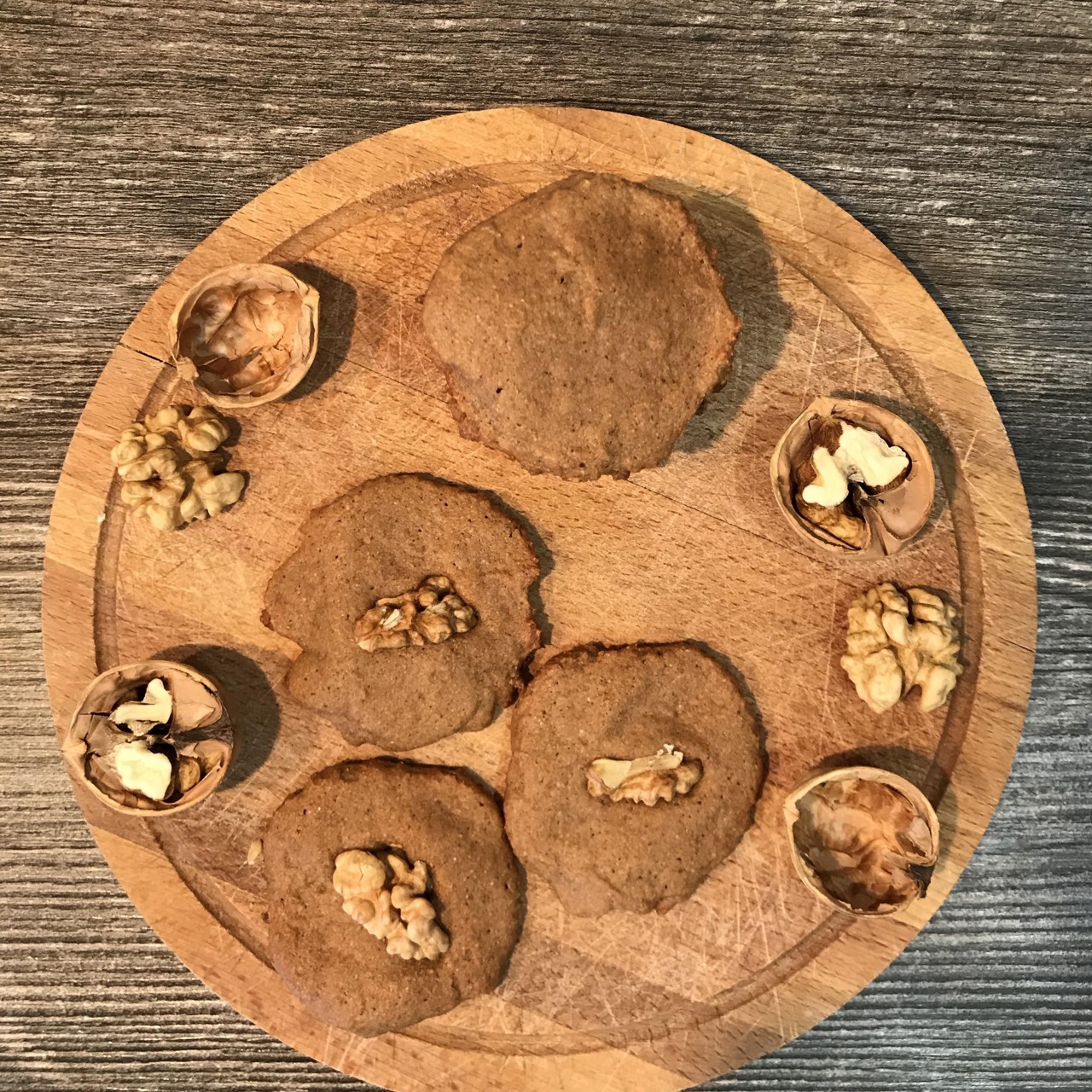 Диетическое гречневое печенье с грецким орехом