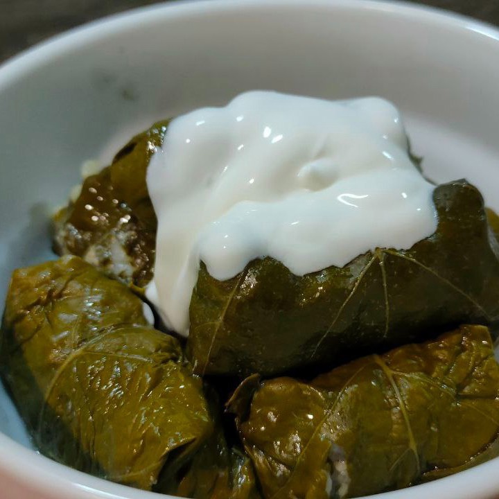 Долма в виноградных листьях